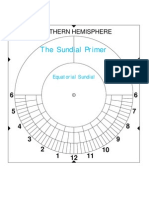 Equatorial Sundial Kit