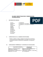 III SEM CONTABILIDAD 3 Silabo Investigacion - e - Innovacion - Tecnologica