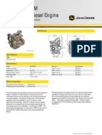 Powertech ™ M 4045Tf290 Diesel Engine: Generator Drive Engine Specifications