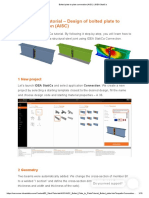 Bolted Plate To Plate Connection (AISC) - IDEA StatiCa