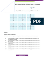 Ncert Sol Cbse Class 10 Maths Chapt 2 Polynomials PDF