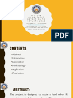 Ir Obstacle Detection To Actuate Load