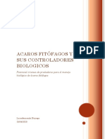 Acaros Fitofagos y Sus Controladores Biologicos