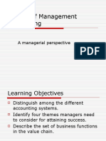 Nature of Management Accounting: A Managerial Perspective