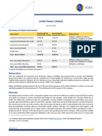 Jindal Power Limited: Summary of Rated Instruments