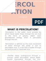 Percolation and Runoff