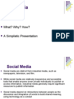 Social Media For B2B: What? Why? How? A Simplistic Presentation