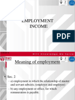 TOPIC 4a - EMPLOYMENT INCOME-derivation and Exemption PDF