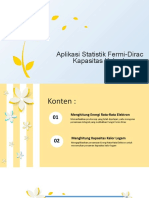 Aplikasi Statistik Fermi-Dirac Kapasitas Logam