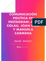 Comunicación Política en Instagram Jordi Velert