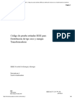 IEEE STD C57.12.91 - 2011, Código de Prueba Estándar IEEE para Distribución de Tipo Seco y Transformadores de Potencia PDF