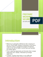 Freeway Weaving Segments: US HCM 2010 - Chapter 12