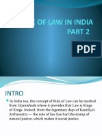 Rule of Law in India