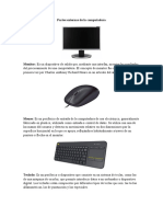 Partes Externas de La Computadora