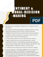 Sentiment Moral Decision Making