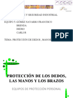 Proteccion de Manos .Dedos y Brazos