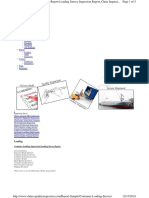 Container Loading Survey Inspection Report