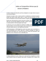 Histórico de Todas As Companhias Aéreas Que Já Vieram Á Madeira