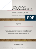 Notacion Cientifica - Base 10