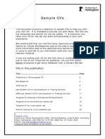 Sample CV