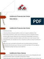 Auditoria - Caixa e Bancos