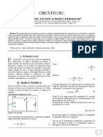 Informe Circuito RC