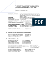 Informe de Estado Situacional de La Obra Dranjes Pluviales