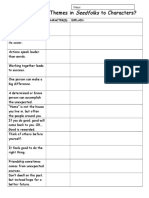 Seed Folks Themes Worksheet Answer Key