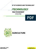 Biotechnology R&D ROADMAP (2013-2019)