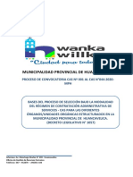 Convocatoria Cas N°001 - Al Cas N°044-2020 Municipalidad Provincial de Huancavelica