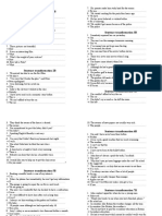 Sentence Transformation With Key - FC4 - 1-3