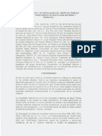 Acta Contitutiva Del Subcomite de Mortalidad Materna y Perinatal