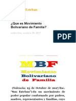 ¿Que Es Movimiento Bolivariano de Familia