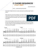 Easy Bass Chords-Cheat Sheet