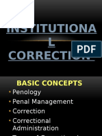 Institutional Correction