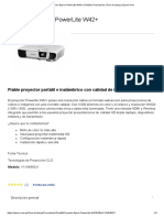 Proyector Epson PowerLite W42+2020