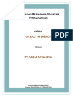 Kerja Sama CV - Kaltim Energy & PT - Sarja Arya Jaya