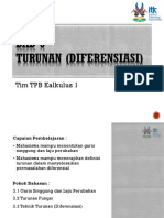 Bab 3 Turunan (Diferensiasi)