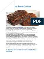 10 Receitas de Brownie Low Carb PDF