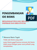 Pengembangan Ide Bisnis