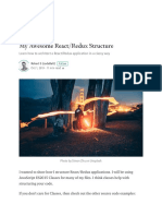 My Awesome React Redux Structure PDF