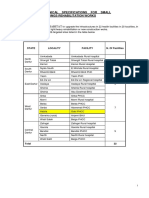 Technical Specifications For Small Building