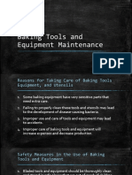 Baking Tools and Equipment Maintenance