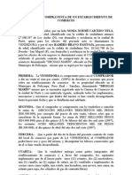 Contrato de Compraventa Del 50% de Una Casa Constanza