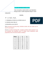 Analisis Regresi Berganda