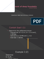 Soal Latihan Penurunan Pondasi