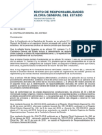 Reglamento de Responsabilidades Contraloria General Del Estado