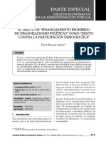 Financiamiento Ilegal Organizaciones Políticas PDF