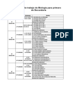 Fichas de Trabajo de Biología para Secundaria