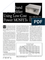 HF Amplifier Uisng Low Cost Power Mosfet - Irf510